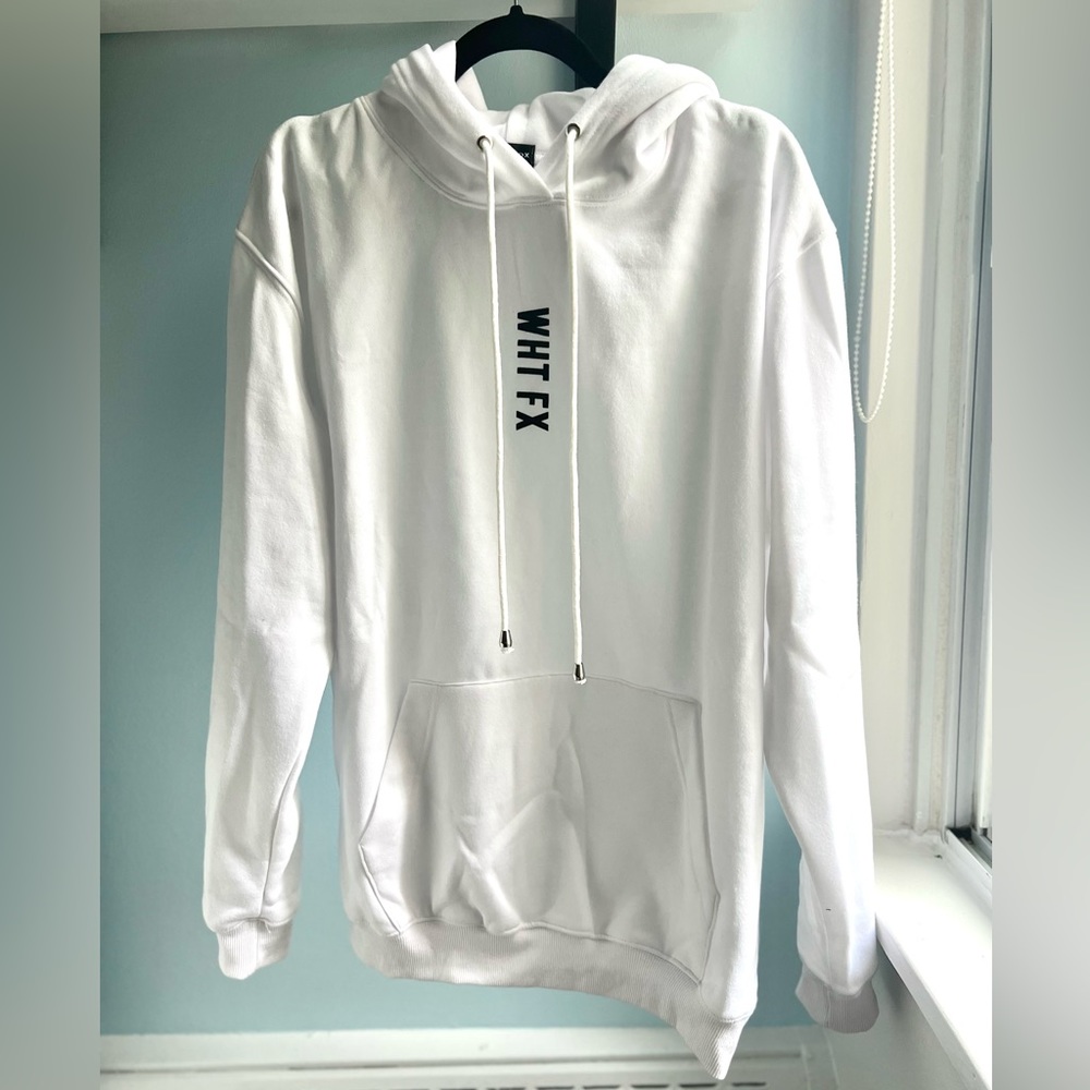 WTFX All In Oversized Hoodie White